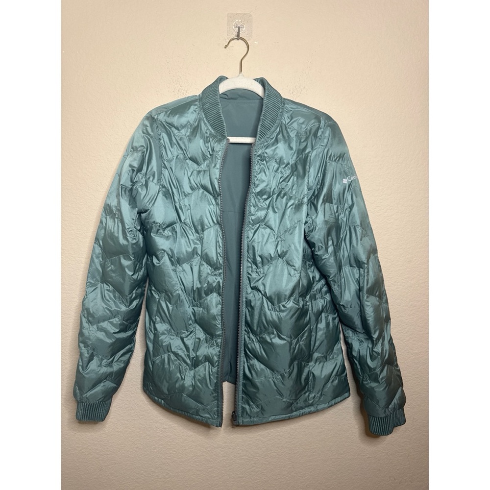 Columbia Women’s Hillsdale Spring Reversible Jacket in Teal/Green Size Medium
